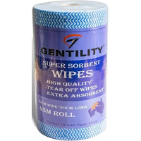 GENTILITY Super Absorbent Wipes 45m - Blue