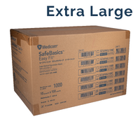 MEDICOM Easy Fit Latex Lightly Powdered Gloves - Extra Large 1000/Carton
