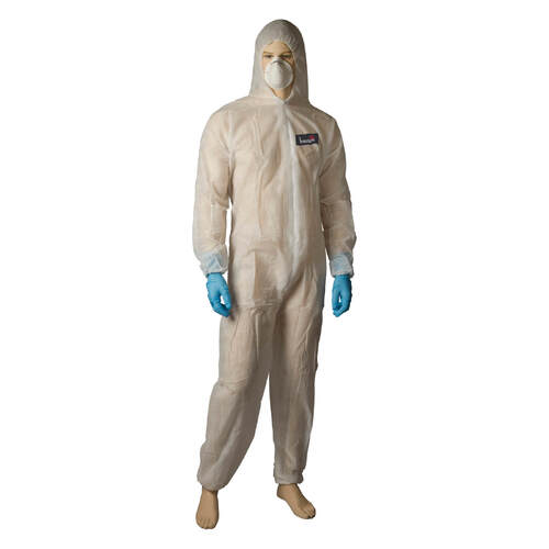BASTION SMS Coveralls - White - Large